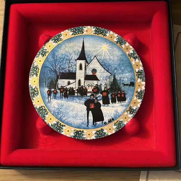 P. Buckley Moss ornamental art with display easel set of 2 - Picture 2 of 14